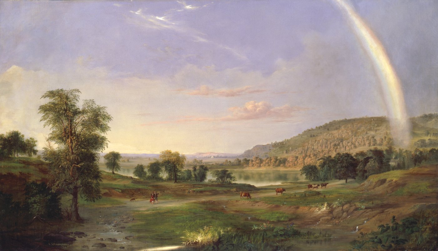 Landscape with Rainbow by Robert S. Duncanson, 1859